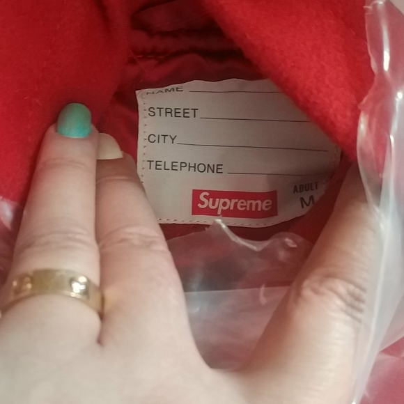 Supreme king hooded Varsity Jacket - Picture 4 of 6